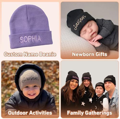 Rucekia Custom Name Baby Hats