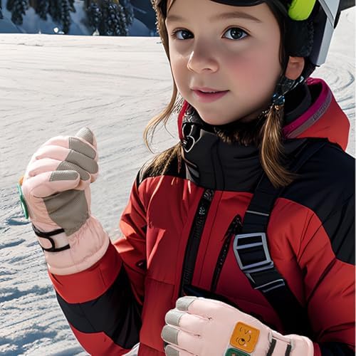 Warm Waterproof Kids Snow Gloves