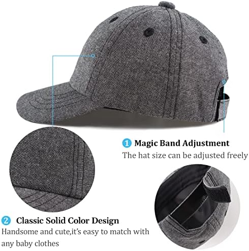 PESAAT Summer Toddler Baseball Hat for Kids Ages 3M-8Y