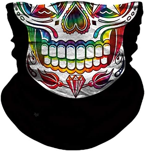 Seamless UV Protection Mask for Motorcycle Cycling - Soft 3D Print Bandana
