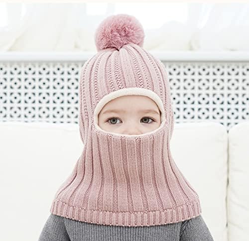 Perfect 2-in-1 Winter Warm Knitted Hat Scarf for Kids