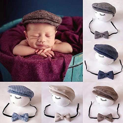 Matissa Flat Newsboy Bow Tie Set