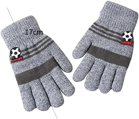 thick cashmere gloves for kids warm comfortable fit