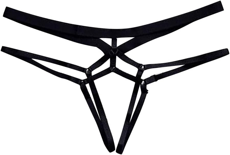LWMHRJXHE Exotic Lingerie Set 1-Piece Sheer Chemise and Thong for Women