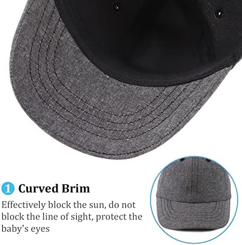 PESAAT Summer Toddler Baseball Hat for Kids Ages 3M-8Y