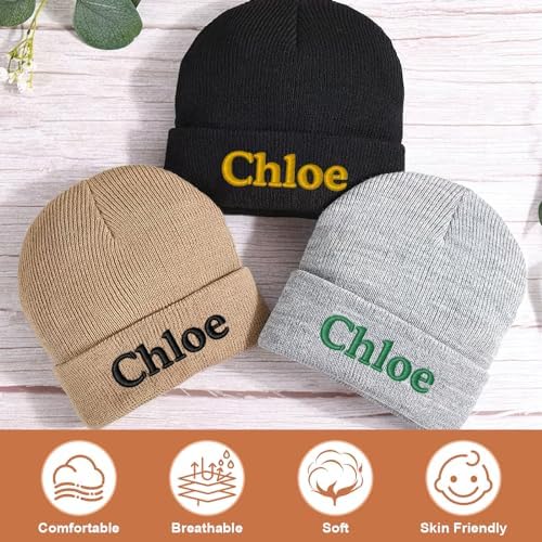 Custom Grey Beanie Hats