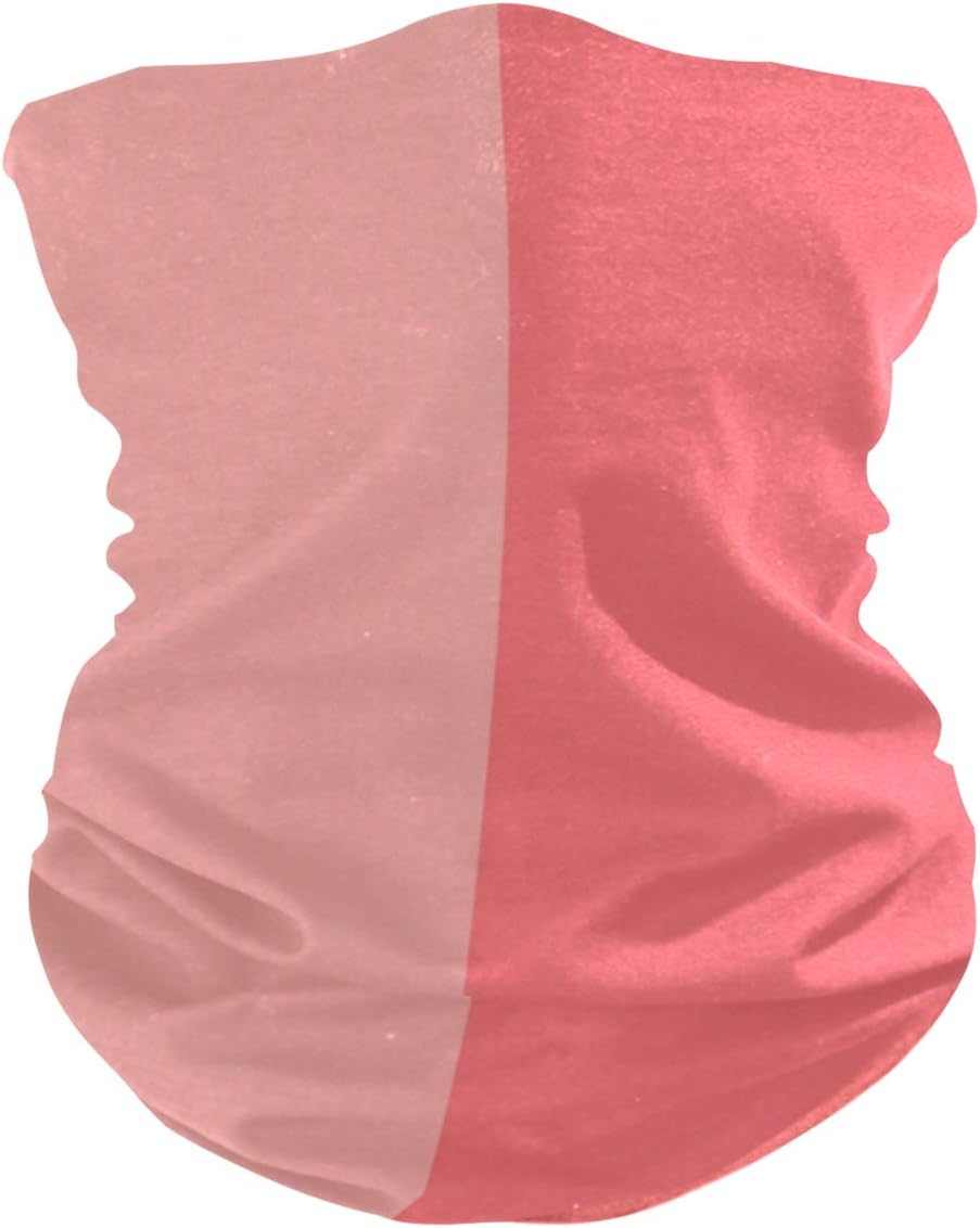 My Little Nest Unisex Pink Red Balaclava Headband Scarf Novelty Mask