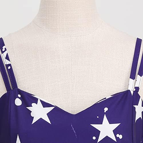 Patriotic Red White and Blue Mini Dress for Women