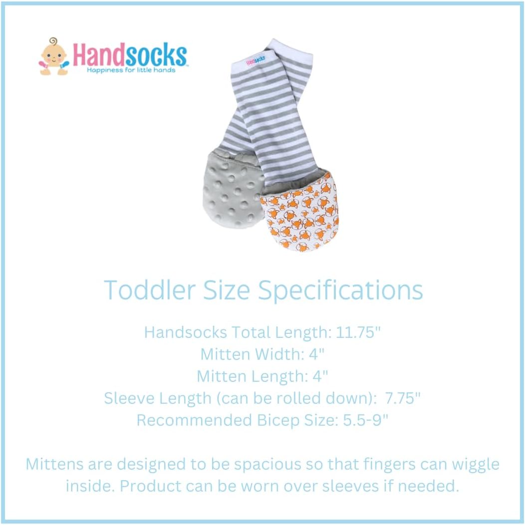 Handsocks Plushy Stay On Strap-Free No-Scratch Warmth Mittens