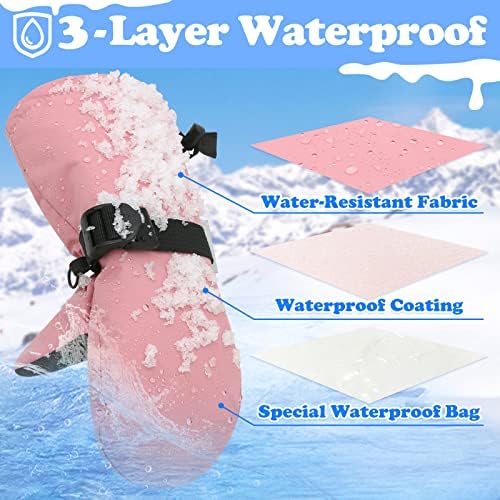 Sarfel waterproof winter mittens for toddlers