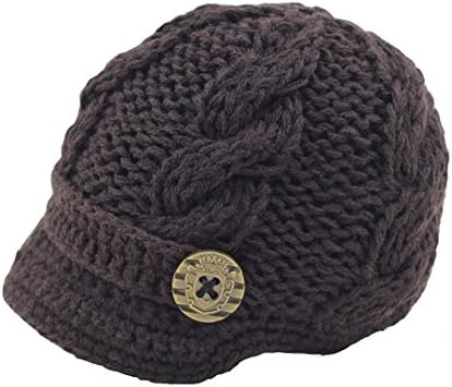 Zefen Baby Boys Crochet Knit NIRbourn Protocol Newsboy Cap