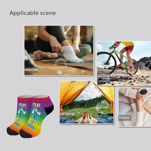 5th Birthday Socks for Kids and Adults with Earth Day Message