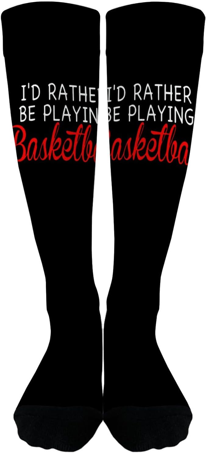 Basketball-Friendly Thigh-High Socks for Boys - Fun