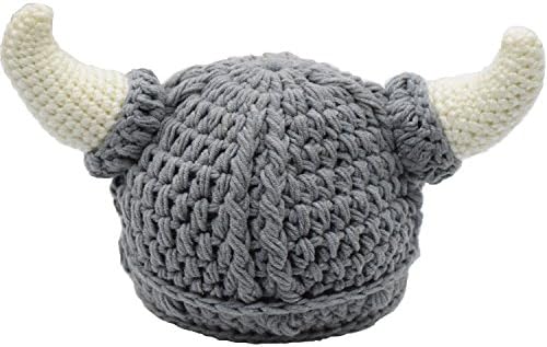 Handmade Viking Knit Hat for Babies