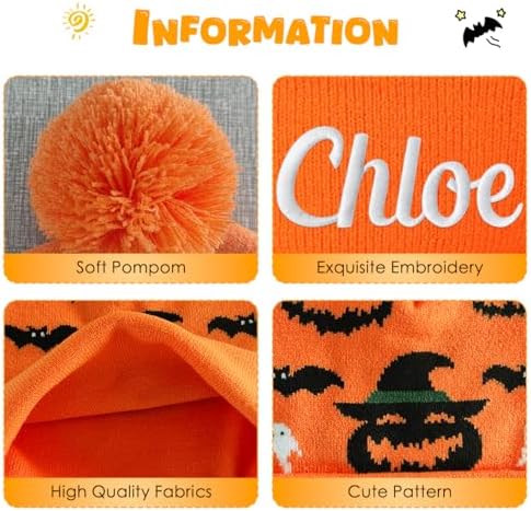 Guccde Personalized Toddler Hats Custom Knitted for Kids