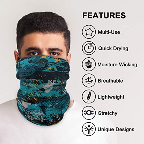 My Little Nest Geometric and Geographical Bandana Mask
