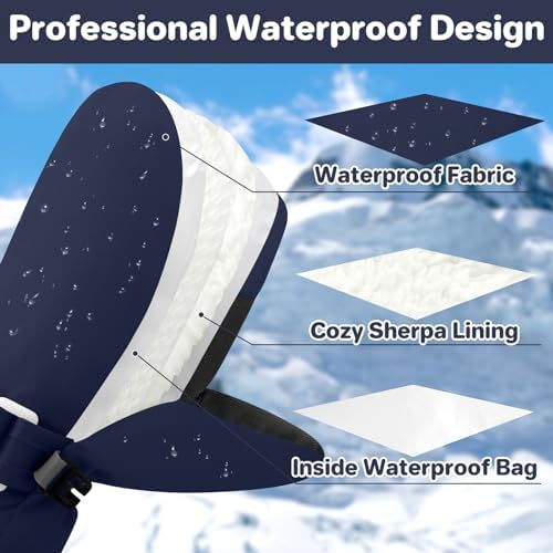 QIKQIK Toddler Waterproof Mittens