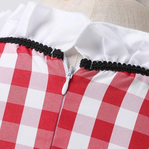 OVG Halloween Womens German Dirndl Dress Cosplay Costume - Bavarian Oktoberfest impressed