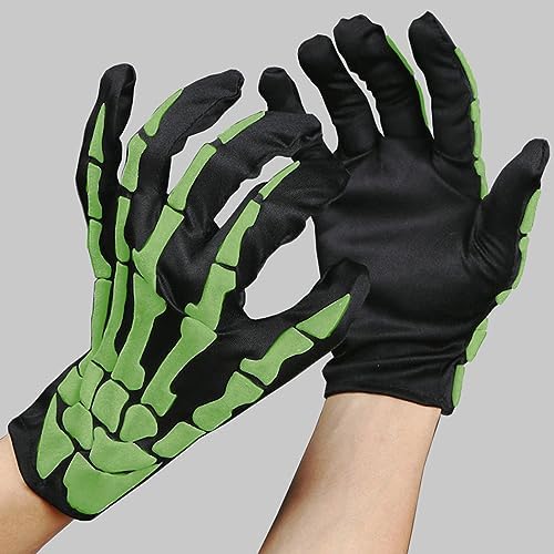 Frighteningly Fun Halloween Skeleton Gloves Perfect for Kids and Adults