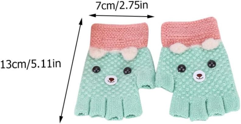 PartyKindom 4 Pairs Camo Gloves for Boys