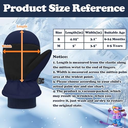 Anti-Loss Toddler Winter Gloves
