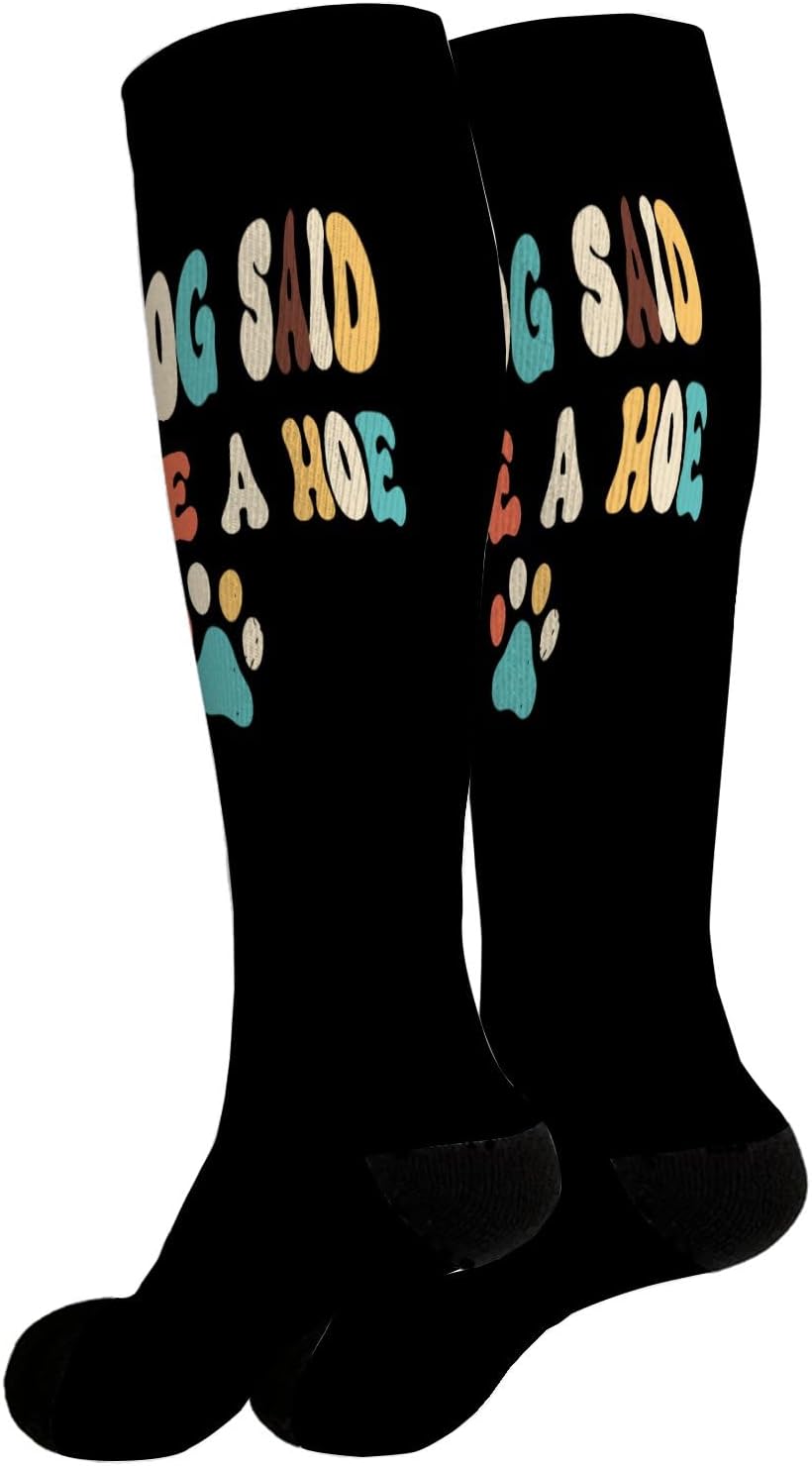 My Dogs Said Youre A Hoe Hilarious Knee Length Socks for Men