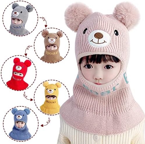 Winter Knitted Hats Scarf Set for Kids