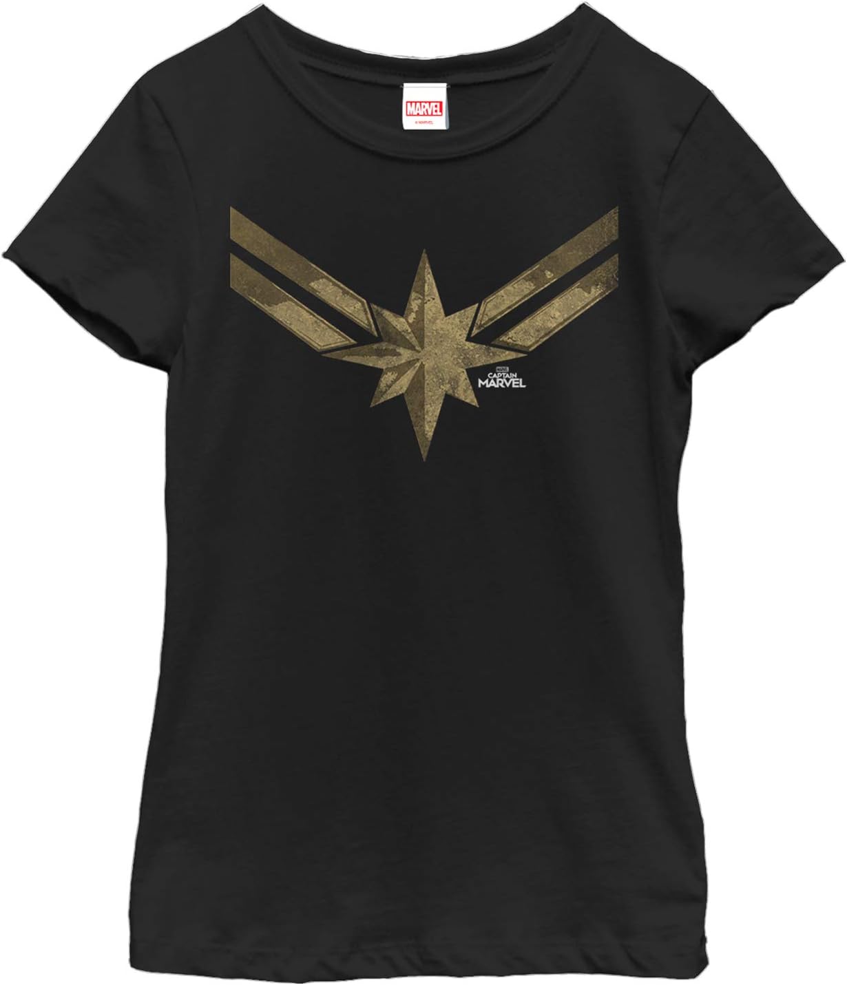 Super Marvel Girls Costume Symbol T-Shirt