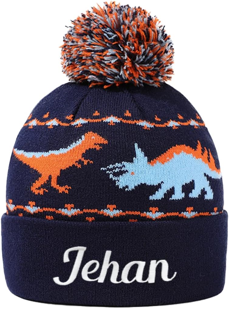 Guccde Personalized Toddler Hats Custom Knitted for Kids