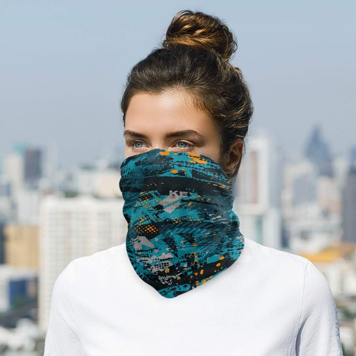 My Little Nest Geometric and Geographical Bandana Mask