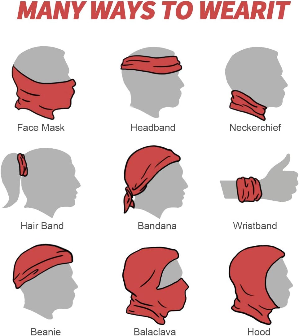 UV Protection Face Mask Novelty Bandana