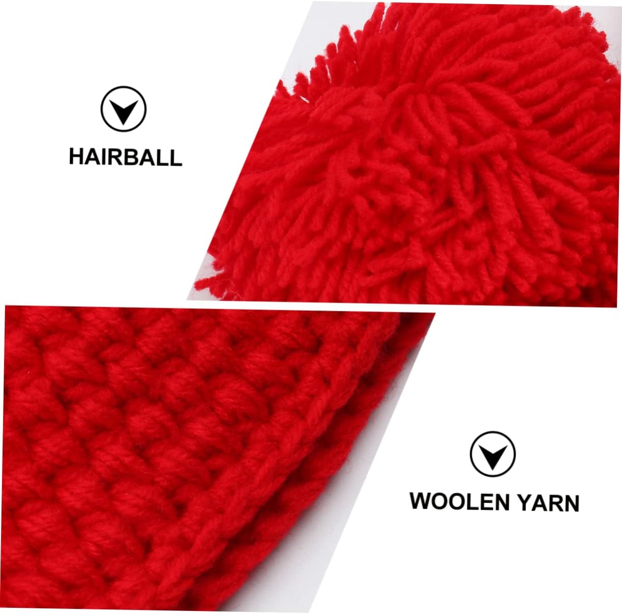 Winter Warm Christmas Hat for Boys - Red