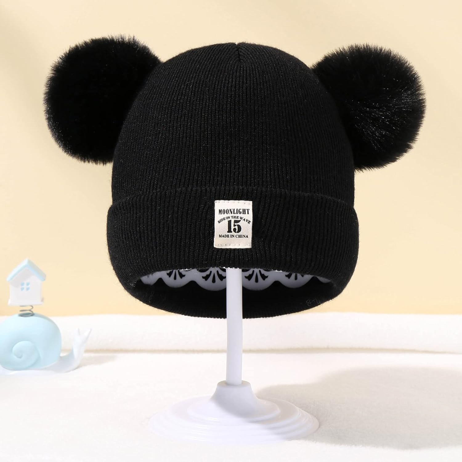 Ideal Gift - Toddler Toddler Knitted Winter Hat Scarf Mitten Set
