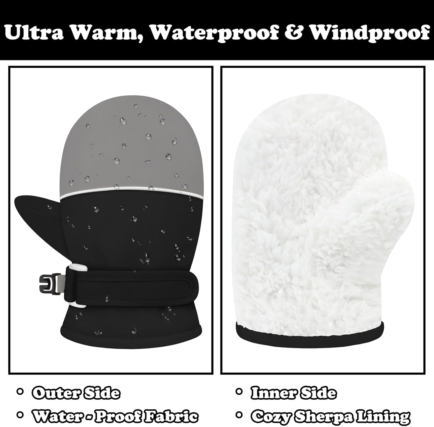 Waterproof Winter Gloves for Toddler