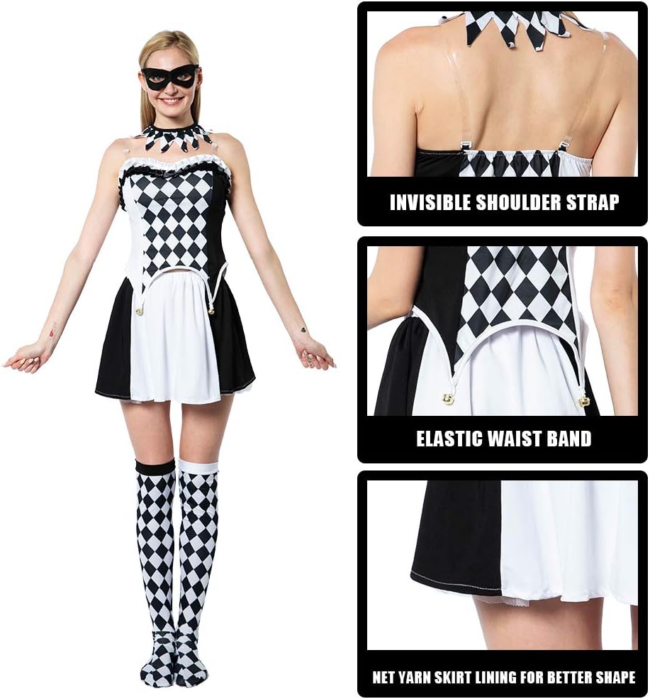 ReneeCho Hexy Harlequin Costume SexXY Cl Corrective Measures