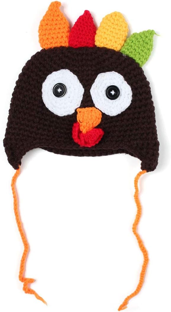 Thanksgiving Turkey Beanie Hat for Babies