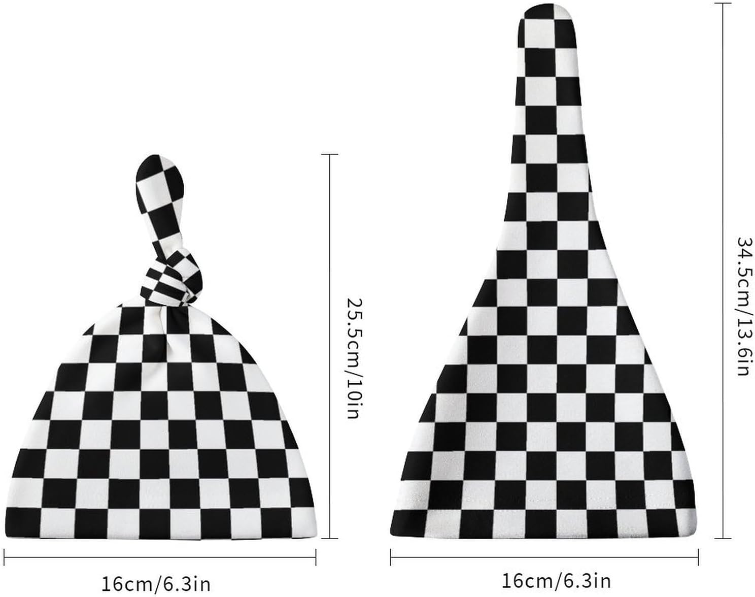 Exclusive Patterned Baby Beanie Hats for Newborns