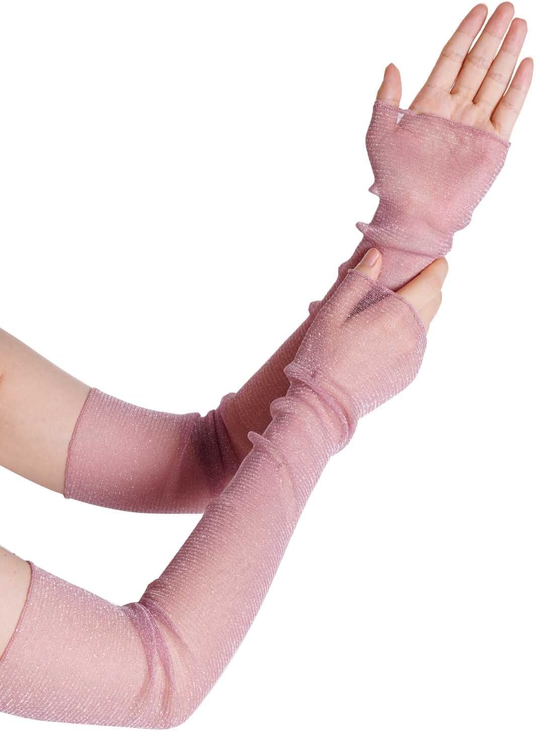 Cooling Mesh UV Protection Gloves for Women