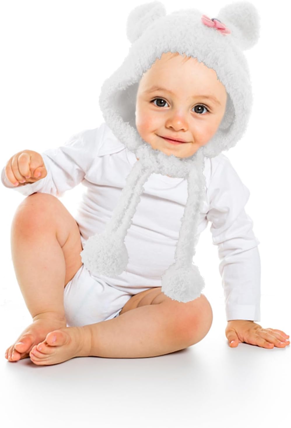 KOCKSHION Thick Warm Toddler Beanie with Earflap