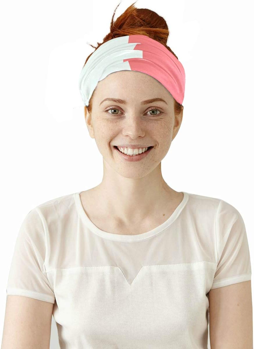 My Little Nest Multi-Use Novelty Bandana Headband in Red White