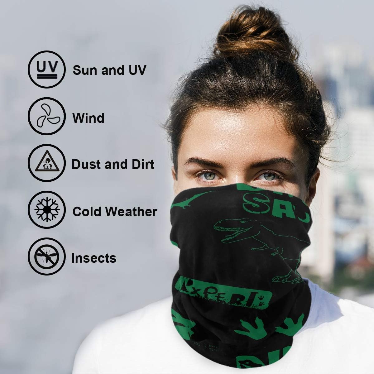 Dino Dust Design Balaclava Face Mask