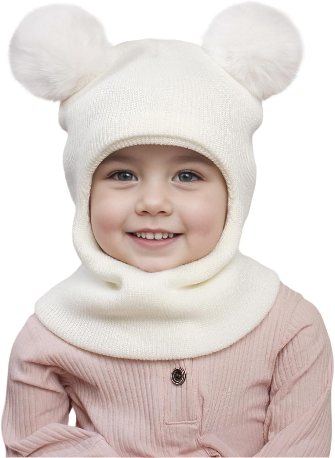 Toddler Winter Hat with Ear Warmer for Boys