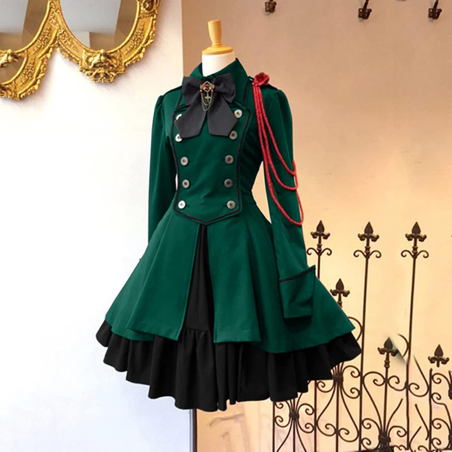 1950s Vintage Rockabilly Gown Dress