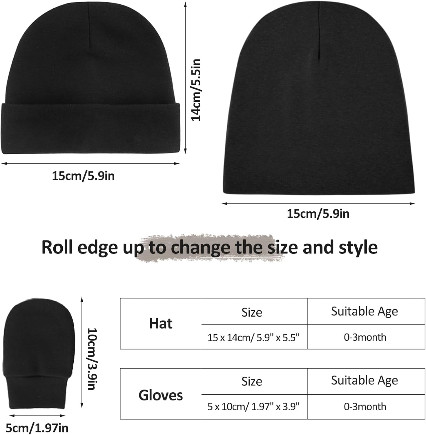 WeekBABY Cozy Cap Set