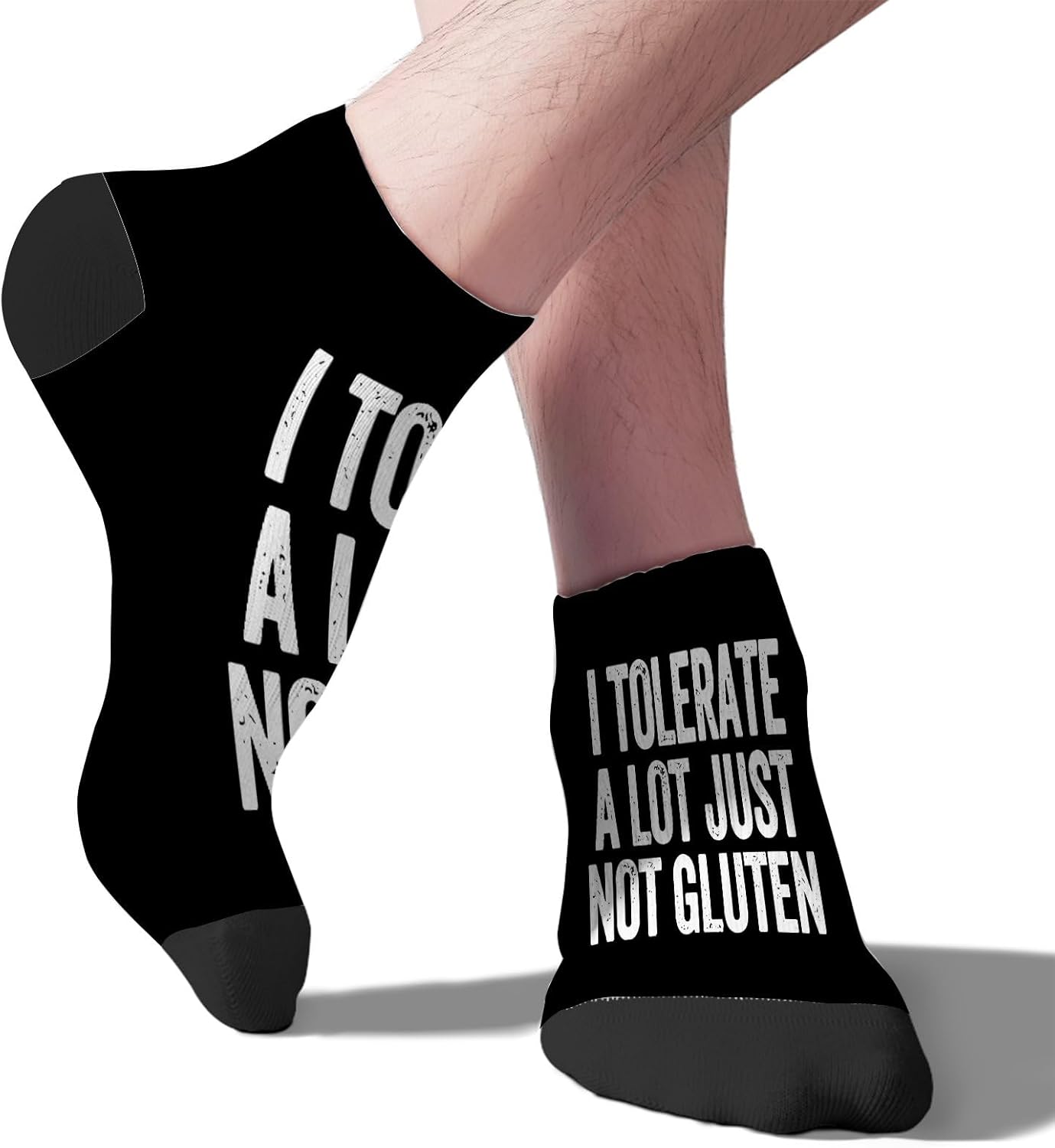 Funny Novelty Socks for Men Homers Slogan T-Shirt Socks