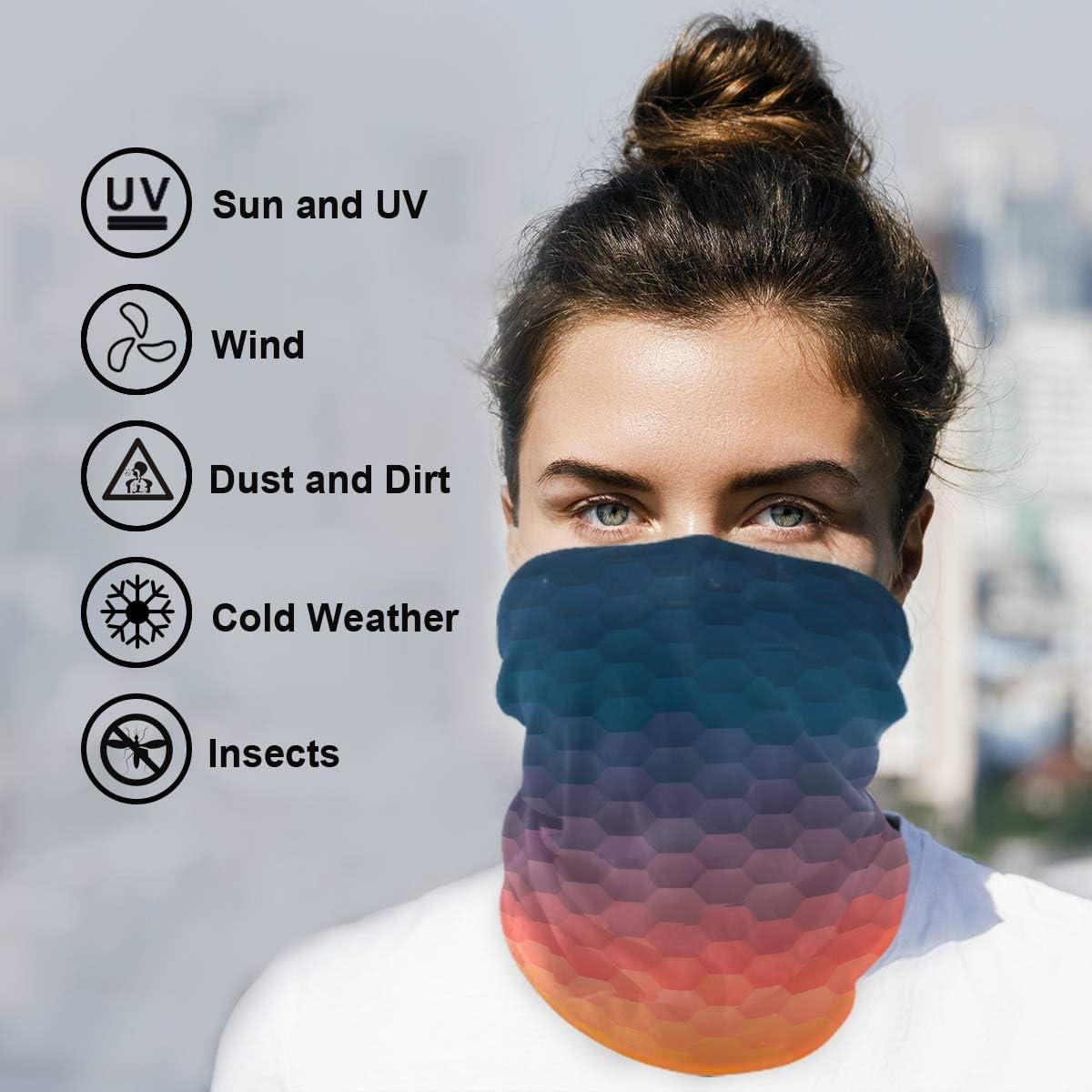 Adjustable UV-Protective Bandana Mask