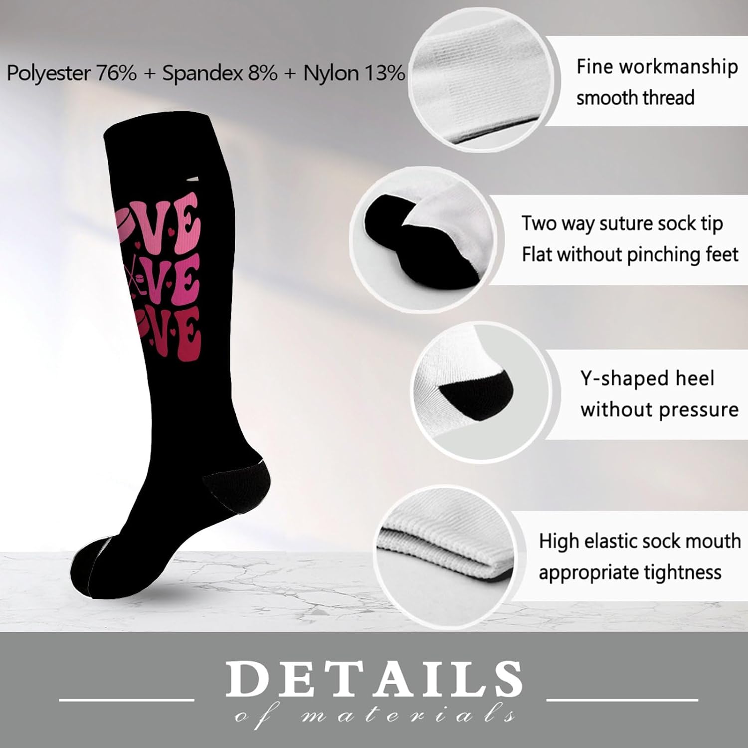 Perfect Gift for hockey players USDTM Womens Sofia Socks