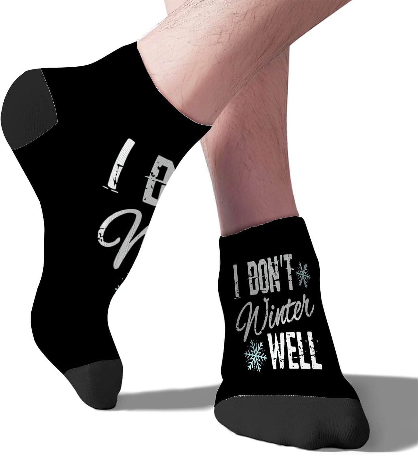 Funny Hidden Crew Socks for Boys