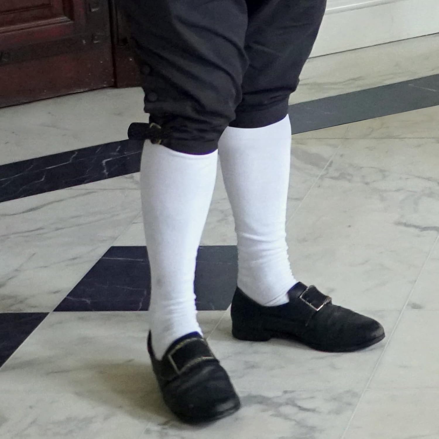 Halloween Trick or Treat Ready White Socks for Men