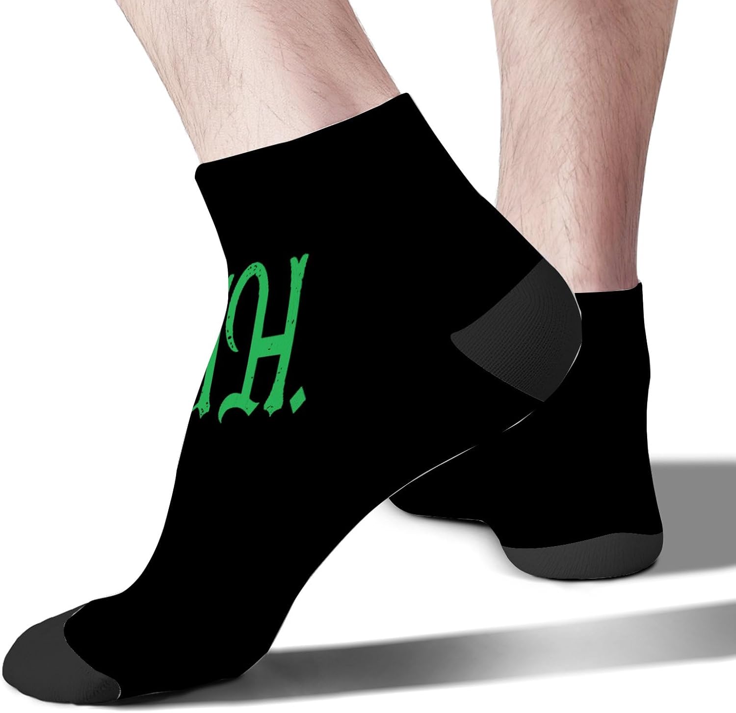 Mens St Patricks Day shamrock socks with gift tokens